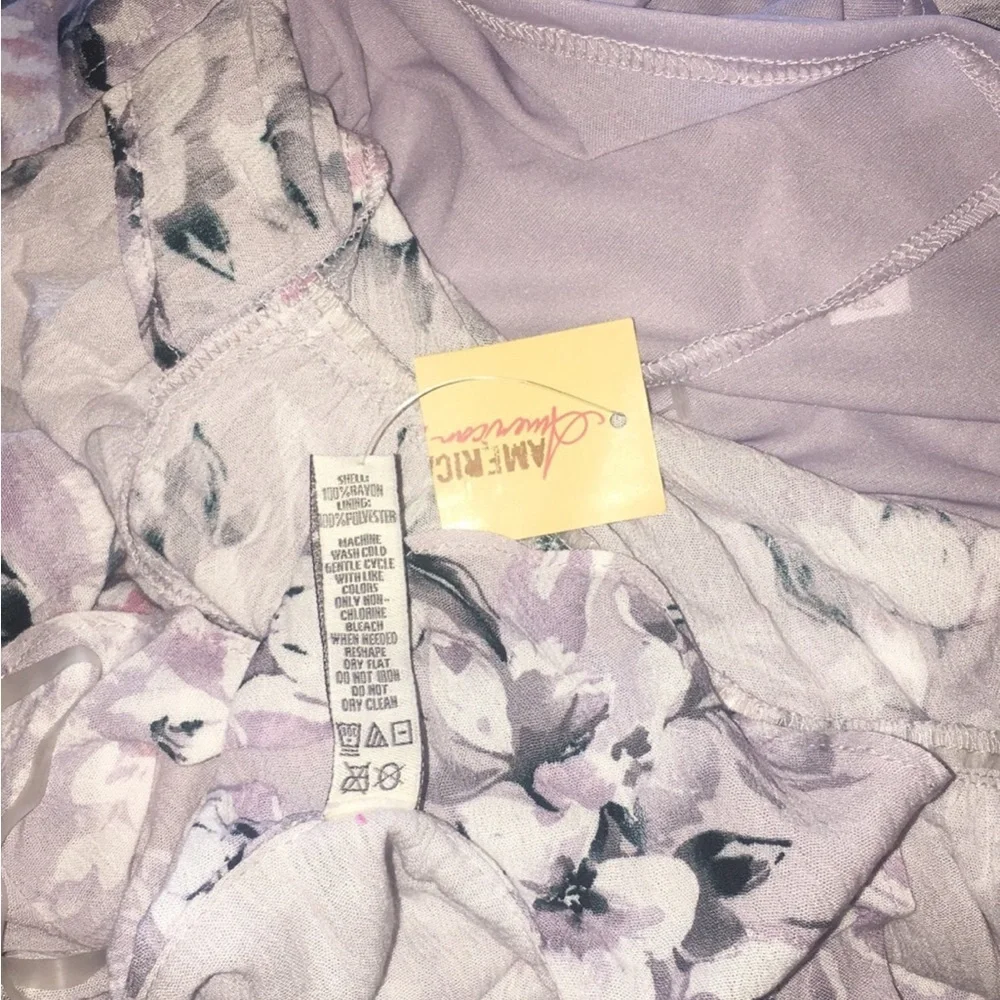 NWT American Rag Peasant Mini Dress size Large - Picture 9 of 9